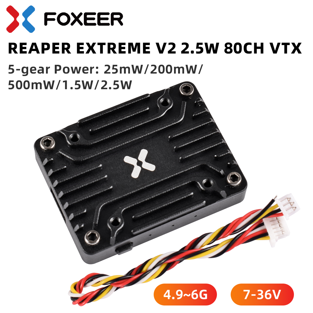 Foxeer 4.9-6G Reaper Extreme V - огляд і ціна Foxeer Reaper Extreme 2.5W Vtx