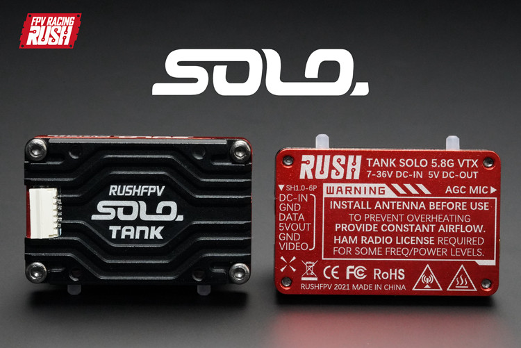 RUSHFPV 5.8G Analog VTX SOLO 1 - огляд і ціна Foxeer Reaper Extreme 2.5W Vtx